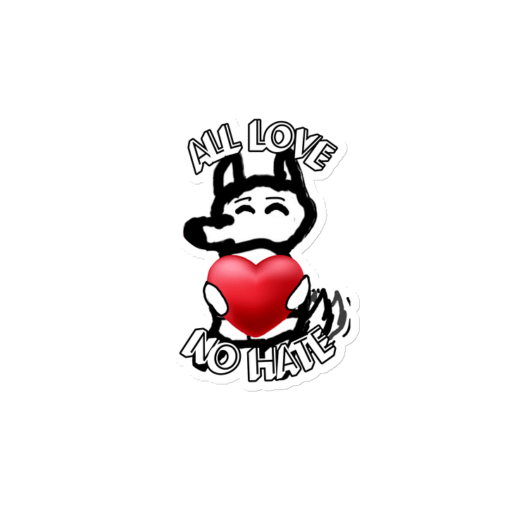 All Love No Hate Magnet (w/o Twitch name) product image (2)