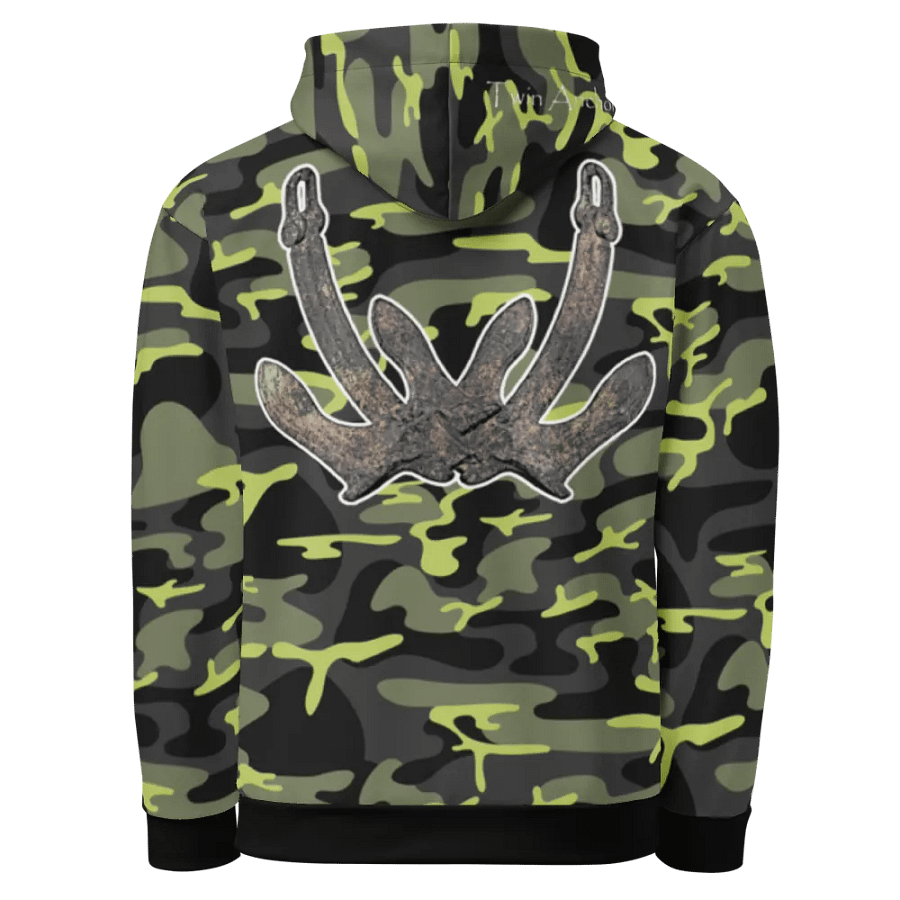 Green Camouflage Anchor Hoodie product image (1)