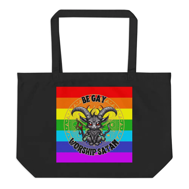 Be Gay Worship Satan Tote Bag product image (2)