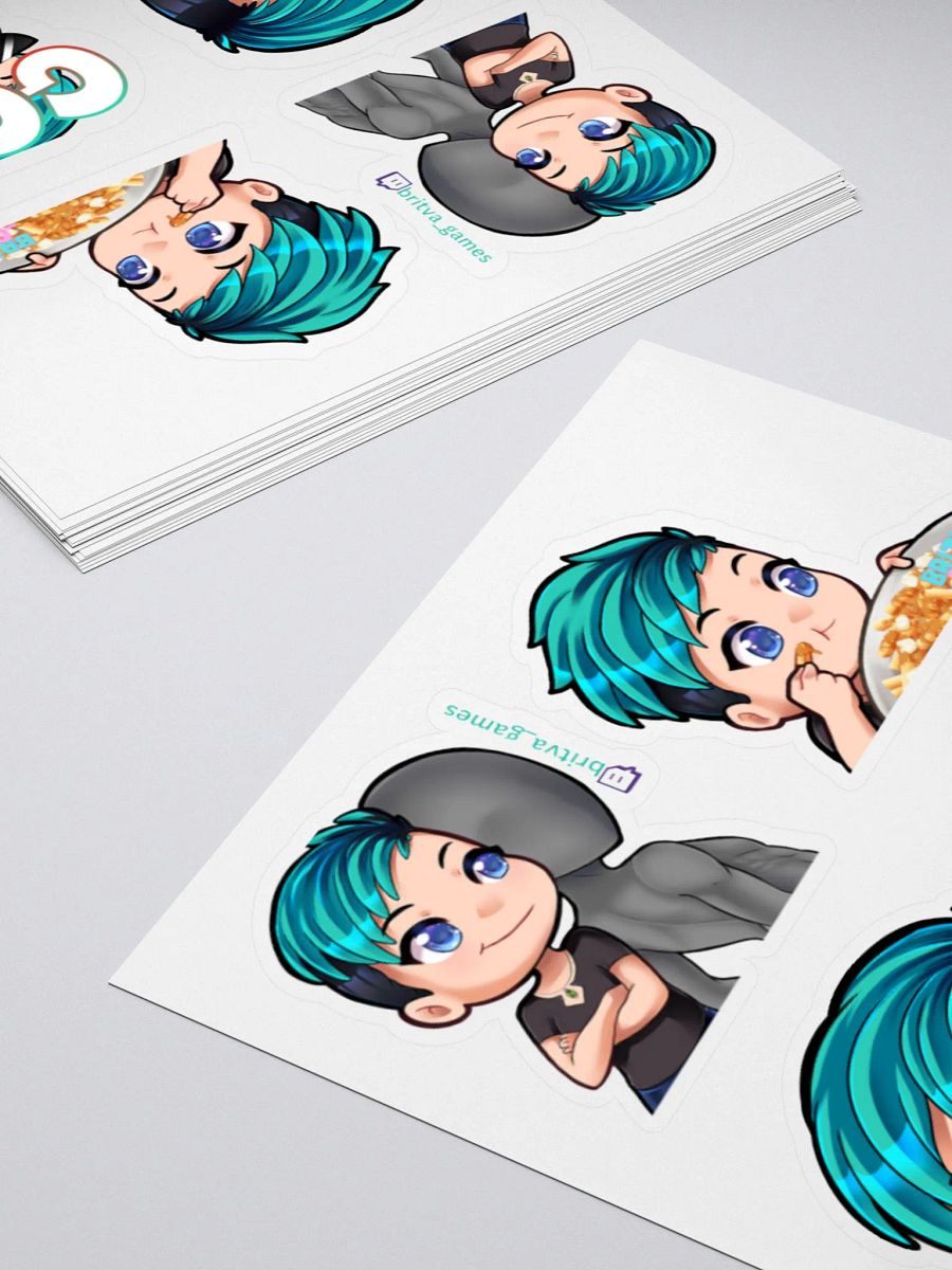 Emote Sticker Sheet 5 (4 Stickers) product image (3)