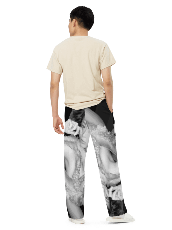 Asian Octopus | All-Over Print Unisex Wide-Leg Pants product image (7)