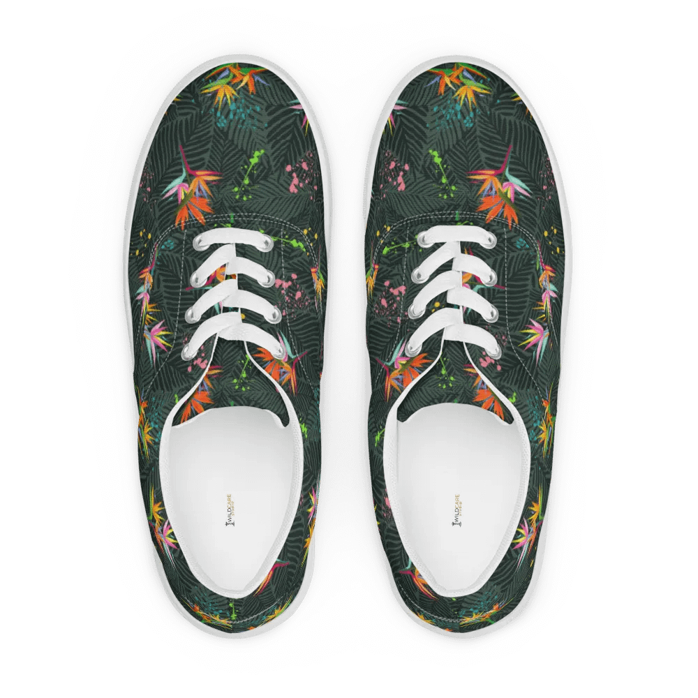 Birds of Paradise Lace-Up Canvas Shoes product image (5)