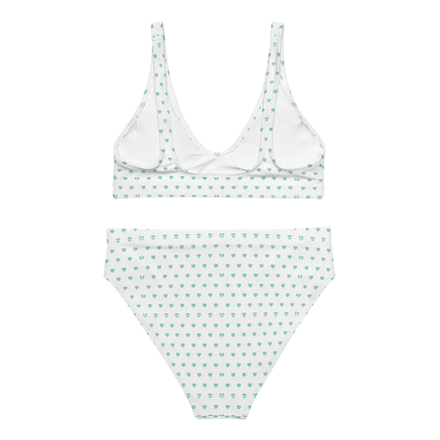 Pastel Heart Seamless Pattern High Waisted Bikini - V10 product image (2)