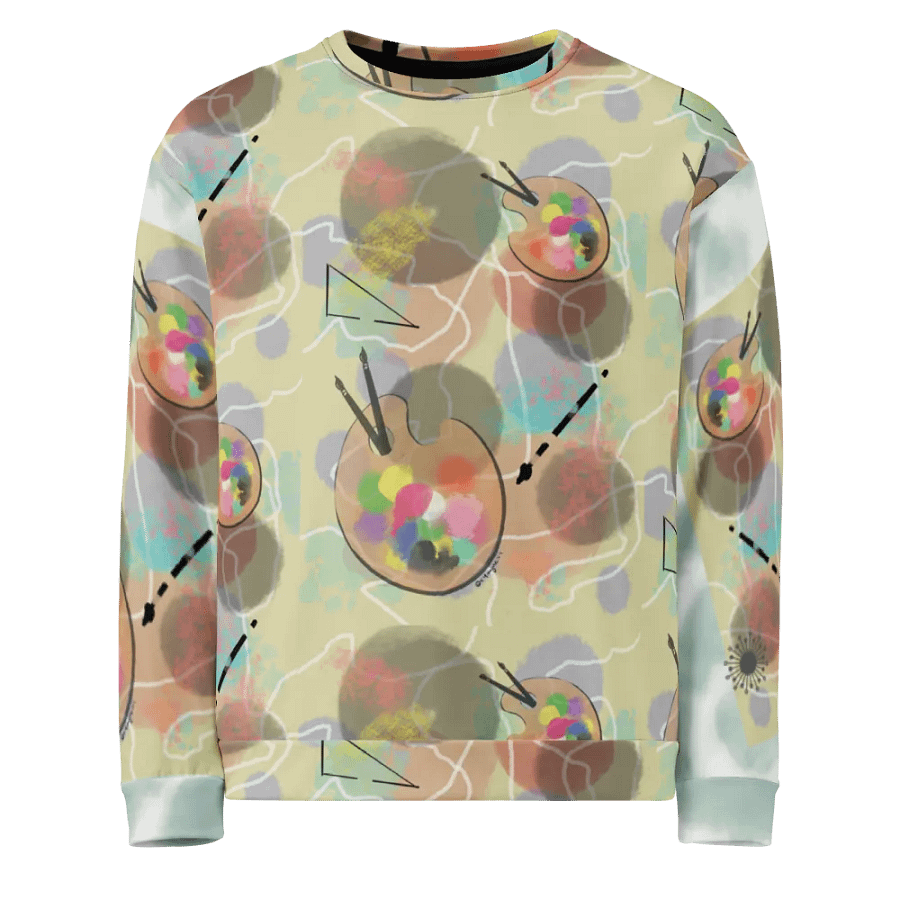 AbstractWear #3 Unisex Art Sweatshirt/Pastels product image (1)