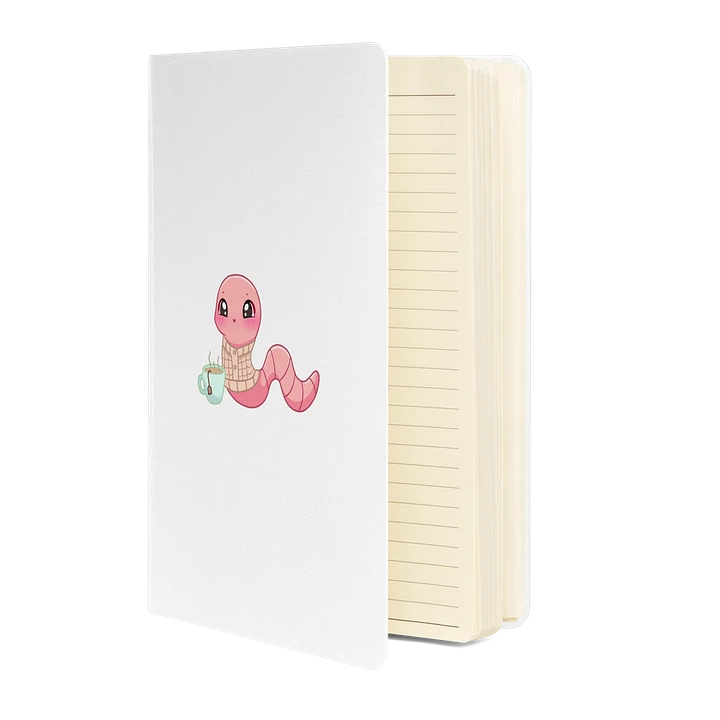 Cozy Worm Hardcover Notebook product image (2)