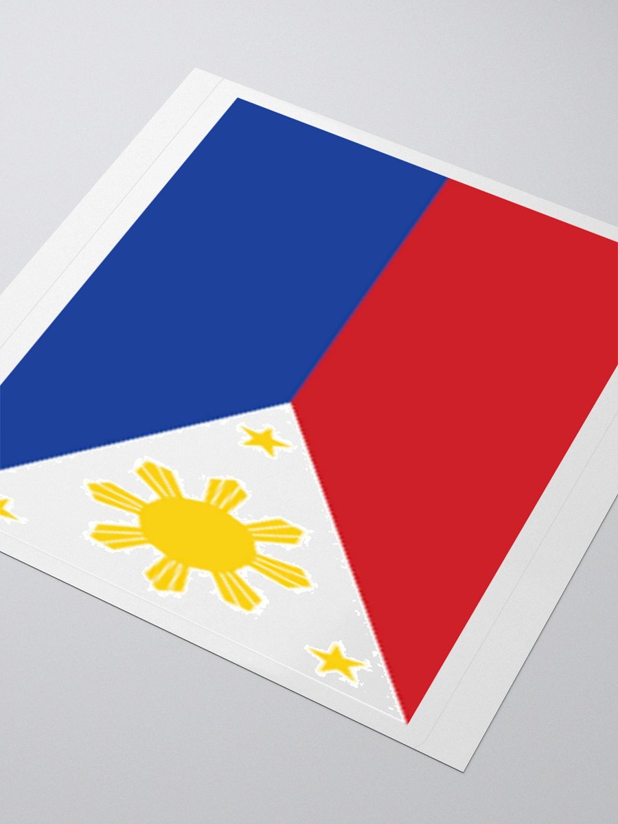 Exclusive Philippine Flag Kiss-Cut Stickers - High-Quality Vinyl, Multiple Sizes product image (8)