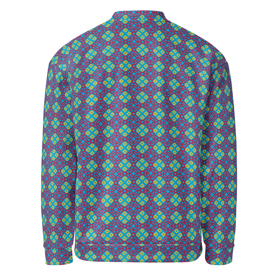 Multi Colored Batik Pattern Bomber Jacket product image (3)