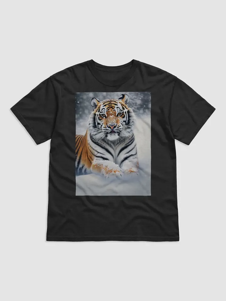 Channel Your Inner Strength: Breathtaking Snow Tiger Tee product image (1)