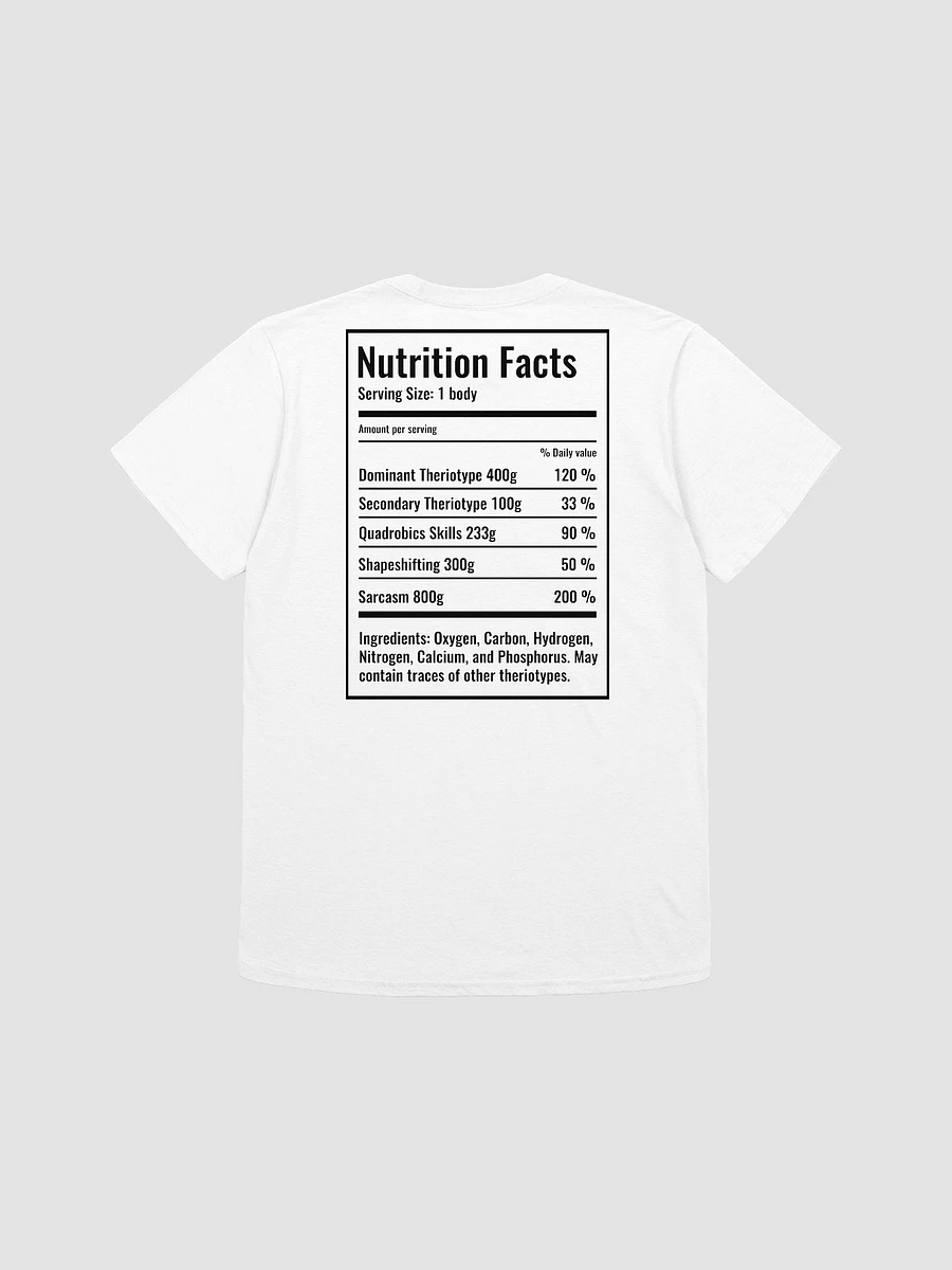 Polytherian Nutritional Facts Shirt product image (4)