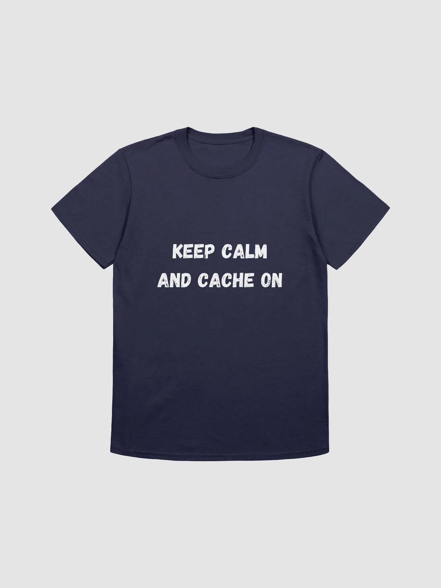 Keep calm and cache on - Cool and Casual Geocaching T-Shirt product image (27)