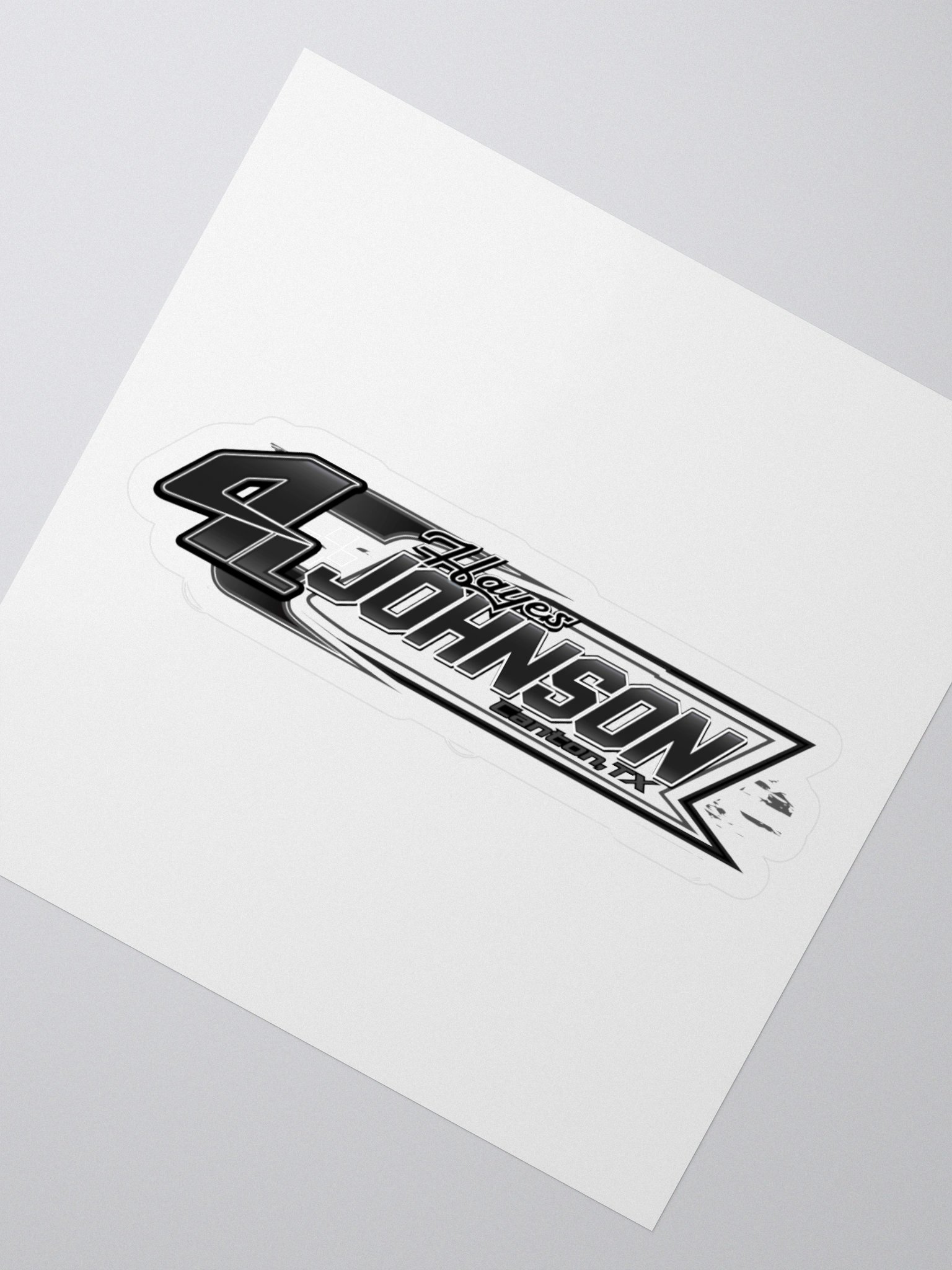 Hayes Johnson 4L Racing Sticker product image (2)