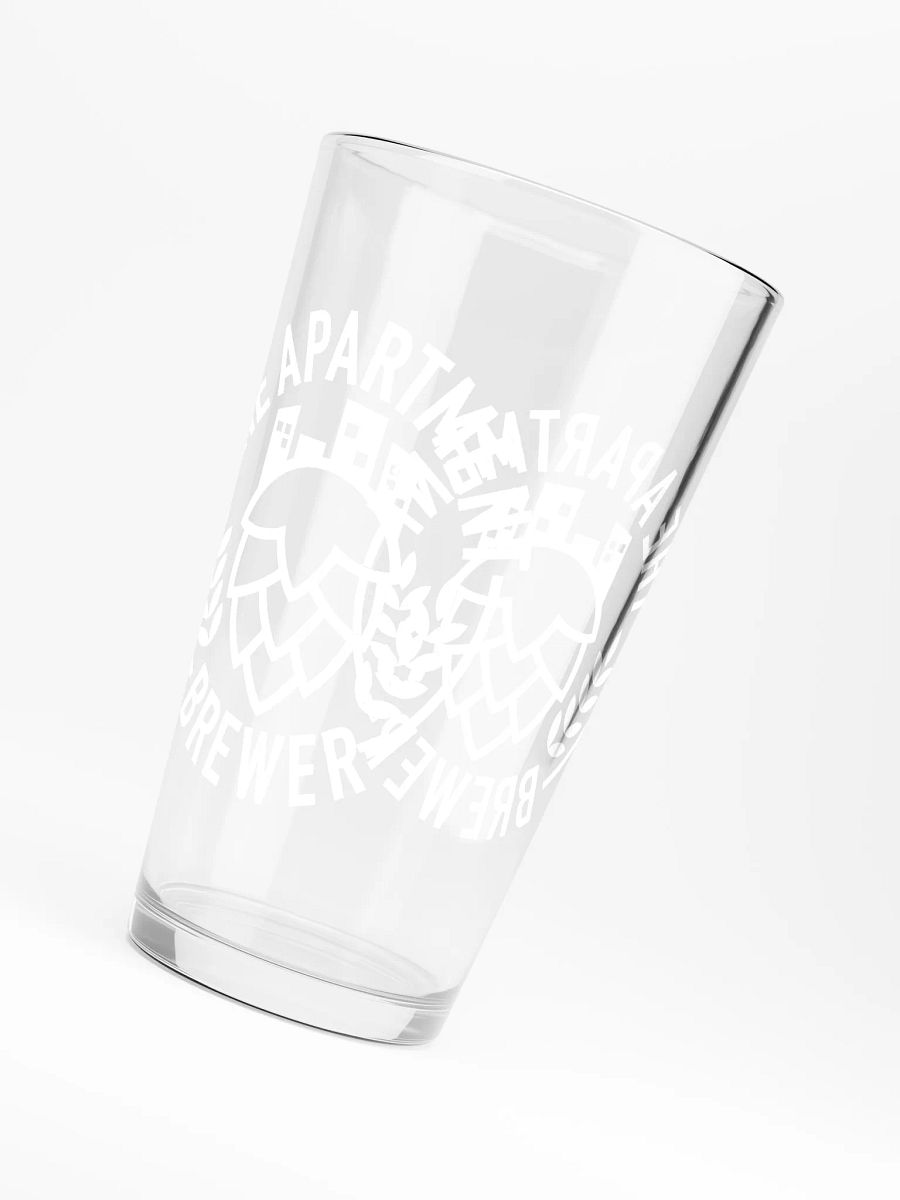 Main Logo Pint Glass (White) product image (6)