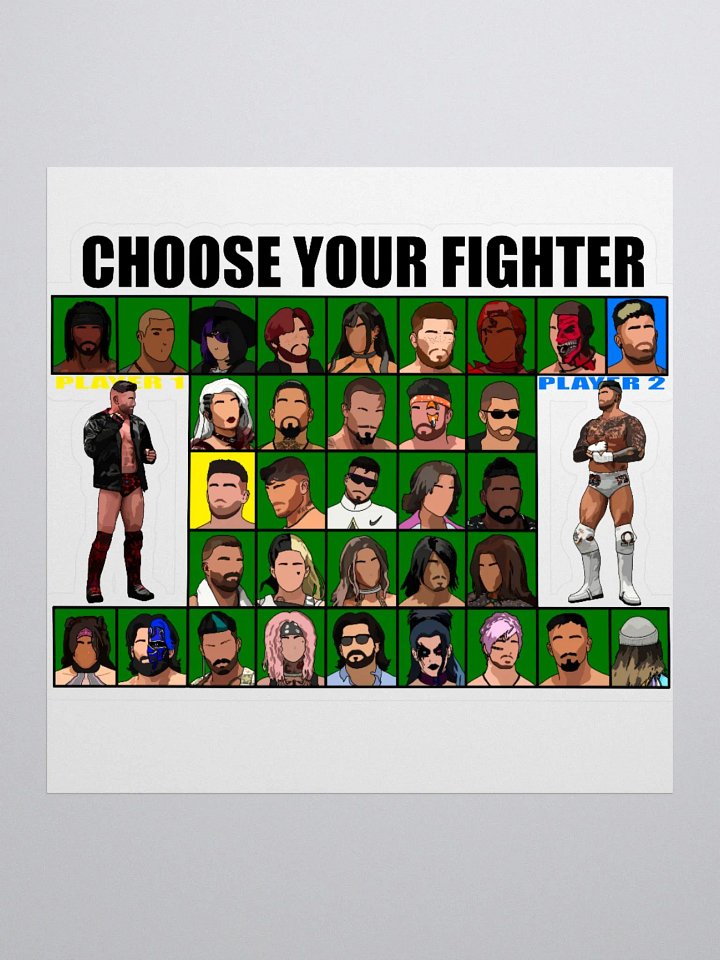 PEPW Choose Your Fighter MVH x Flynn Sticker product image (1)
