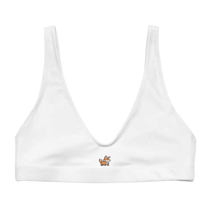 Pixel Fox All-Over Bikini Top product image (1)