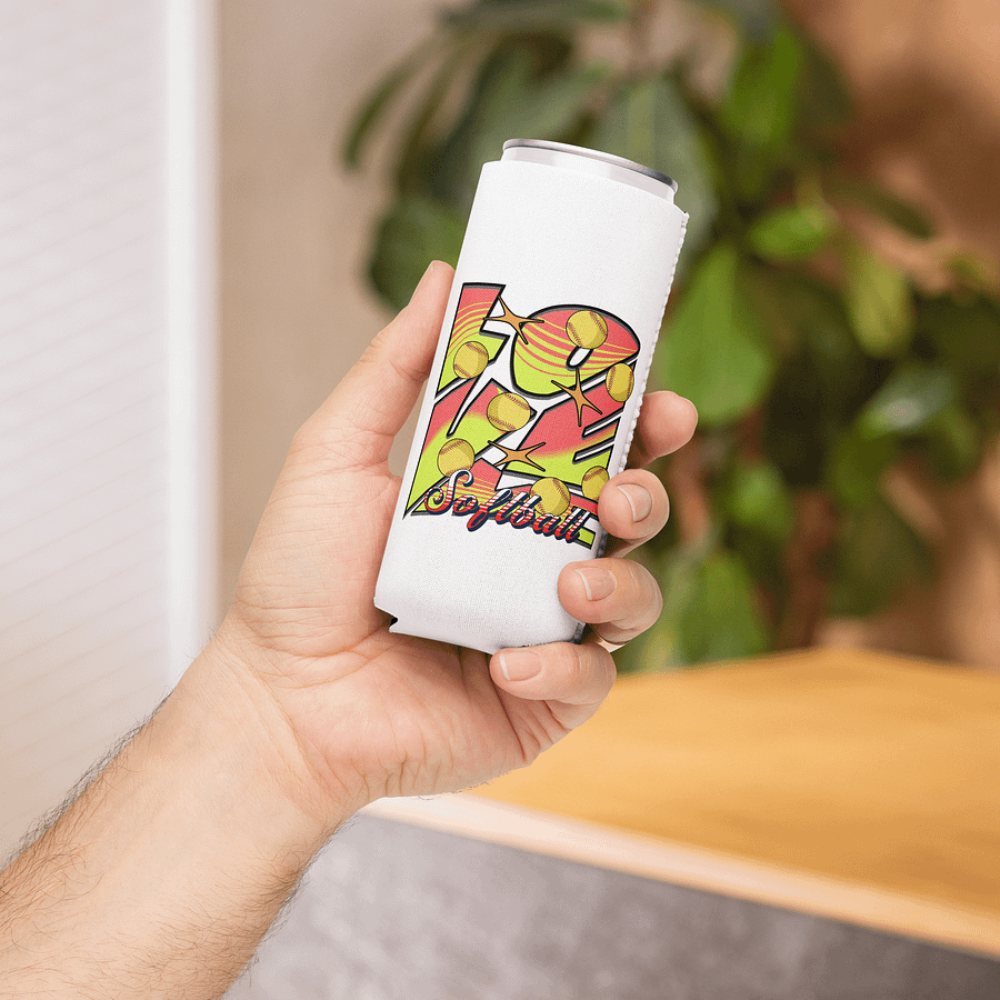 Love Me Softball Vibrant Can Cooler product image (4)
