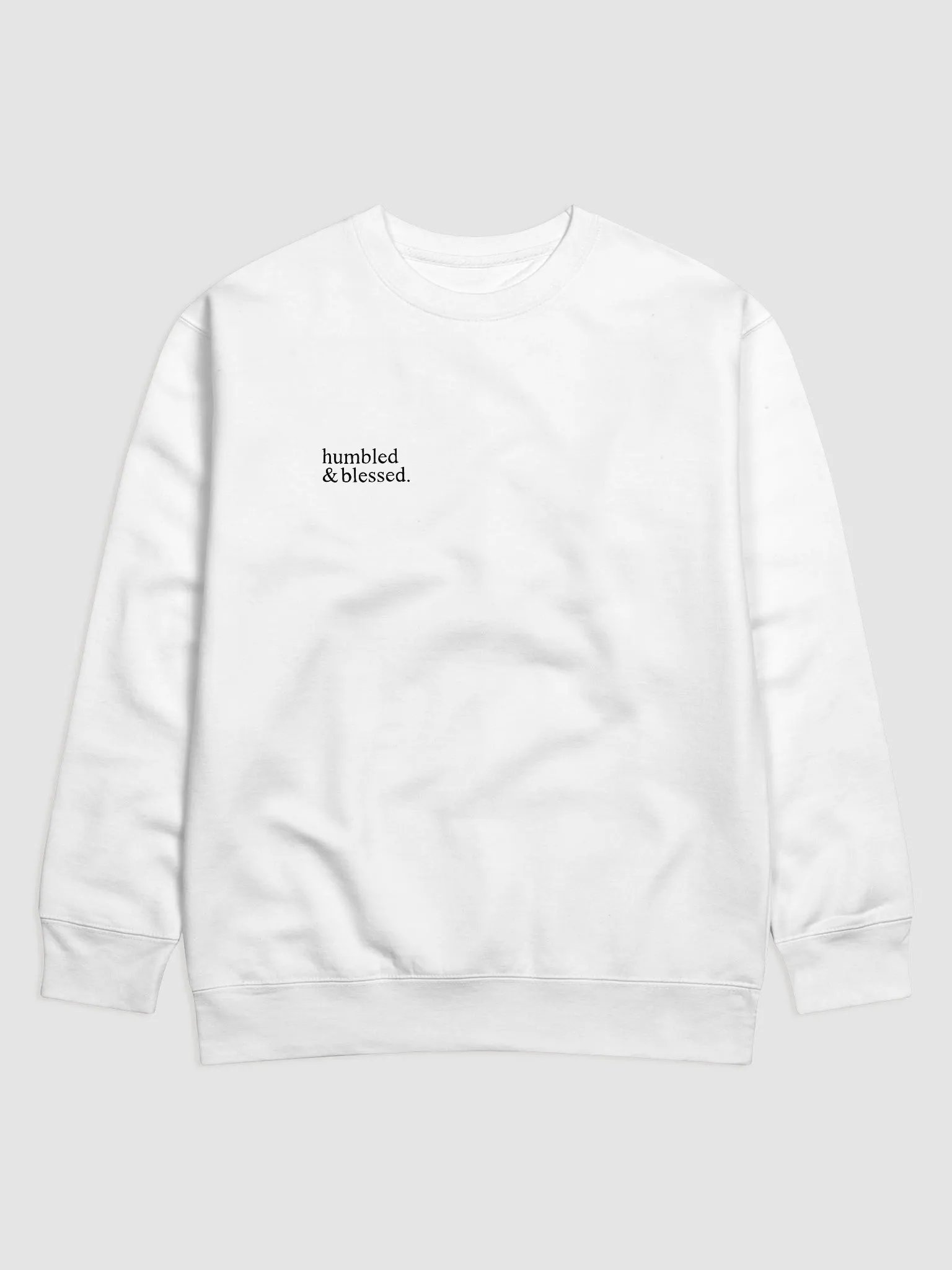 Truly Humbled & Blessed Sweater | White product image (1)