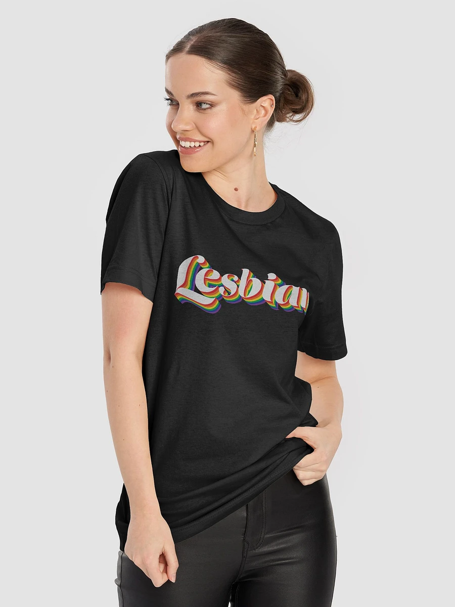 Lesbian Pride Retro T-Shirt - Vintage LGBTQ+ Style product image (2)