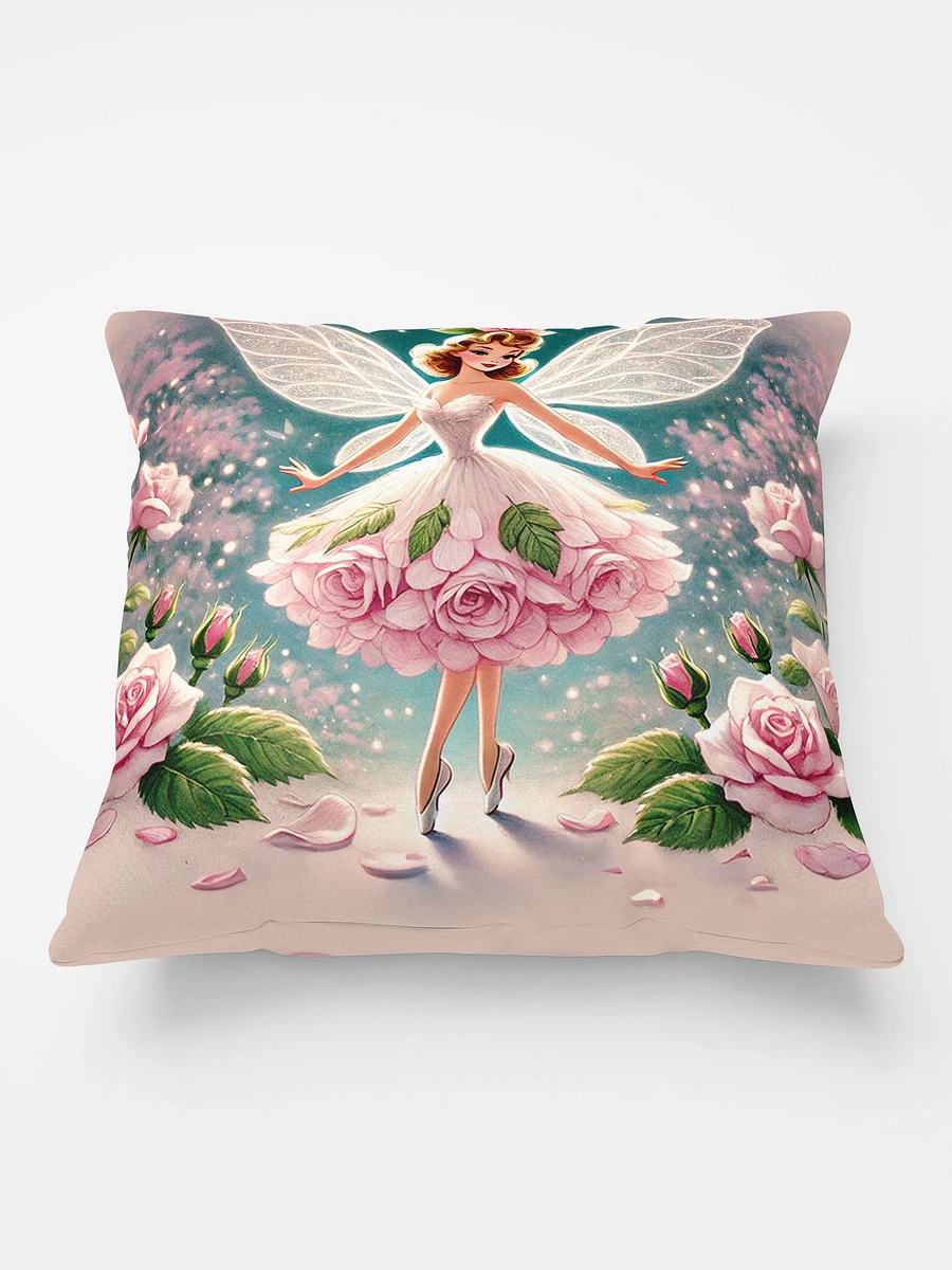 Pink Rose Fairy Garden Enchantment Pillow product image (2)