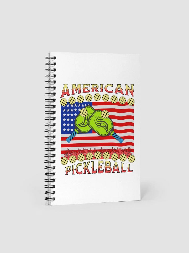 American Pickleball Spiral Notebook product image (1)