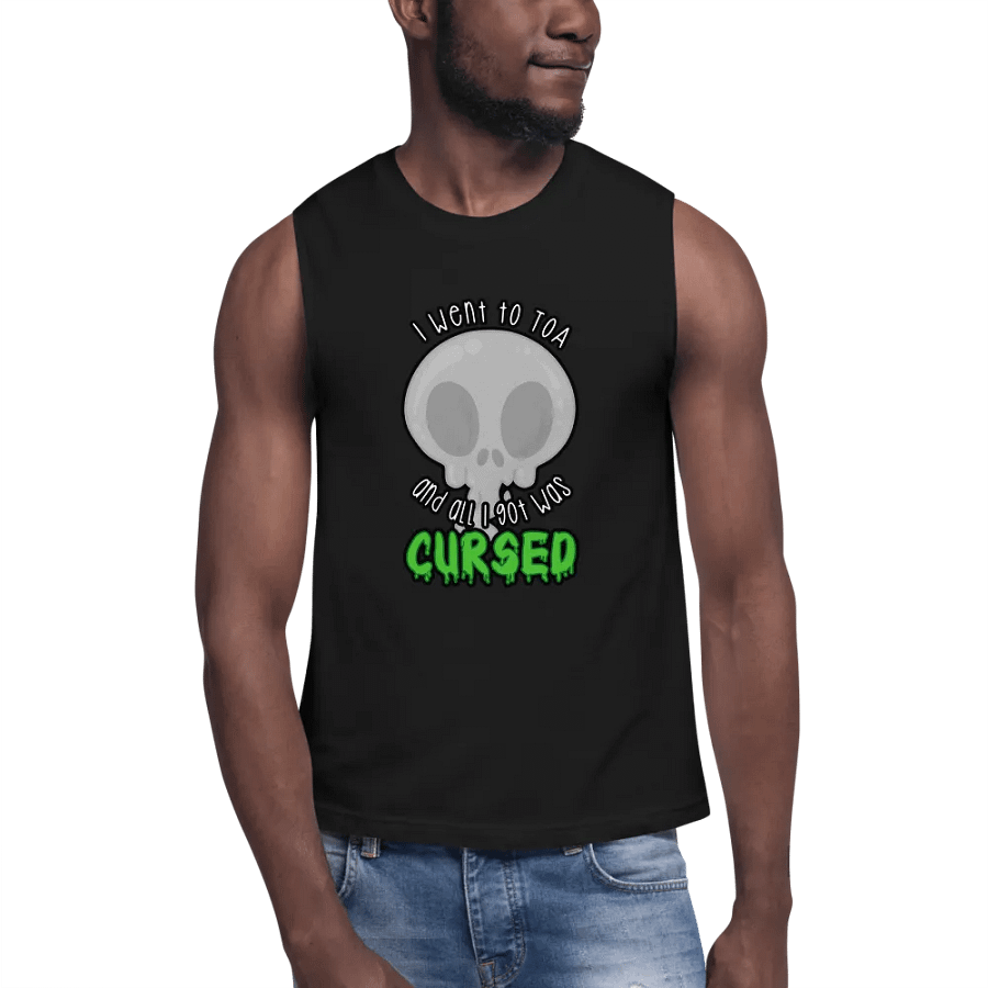 All I Got Was Cursed - Priest - Men's Style Muscle Tank product image (6)