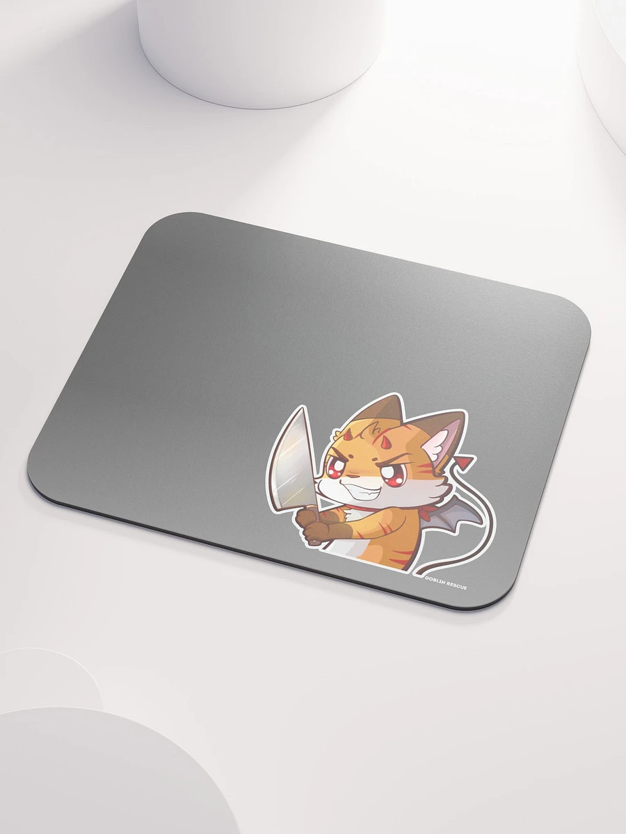Tots the Fox Knife Mouse Pad🦊🔪 product image (3)