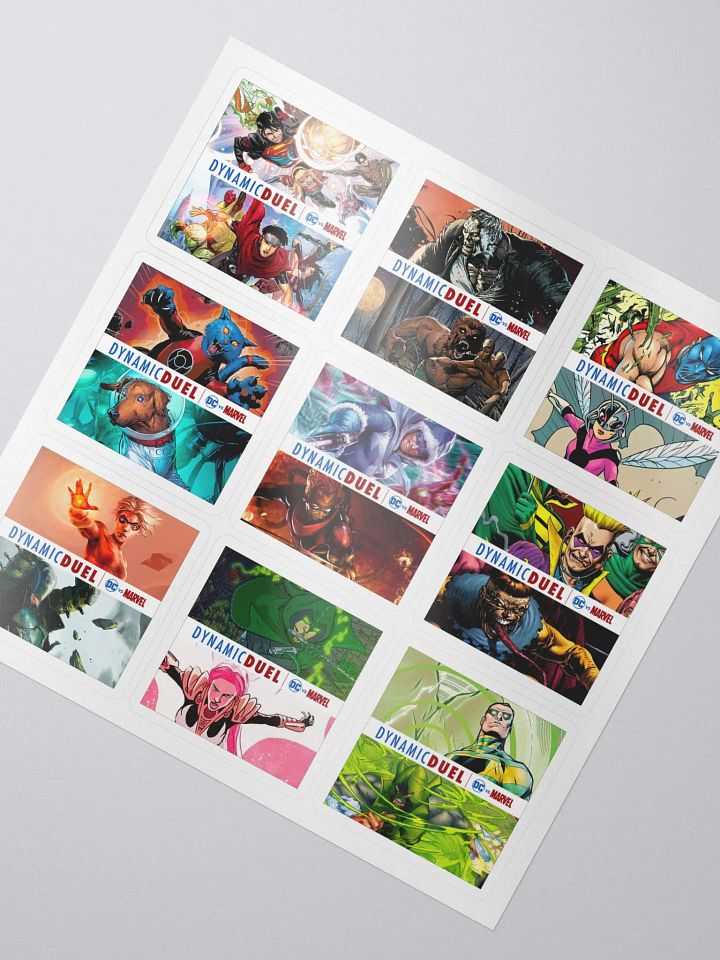 Dynamic Duel Episode Cover Stickers - Series 17 product image (2)