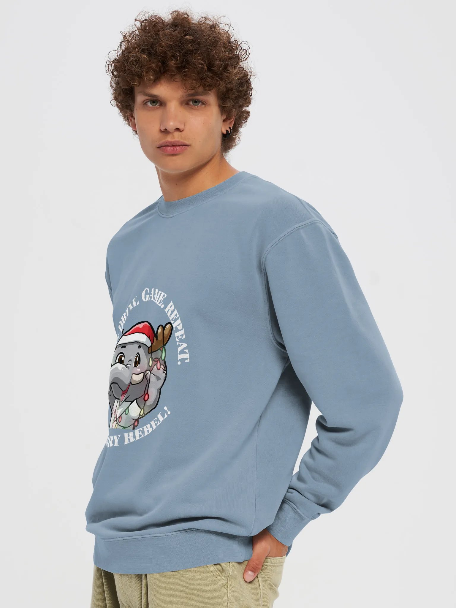 Cheerful Holiday Sweatshirt product image (29)