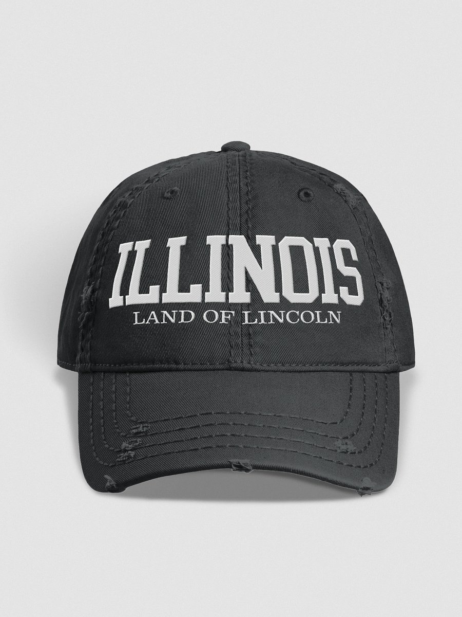Illinois Land of Lincoln Distressed Dad Hat product image (2)