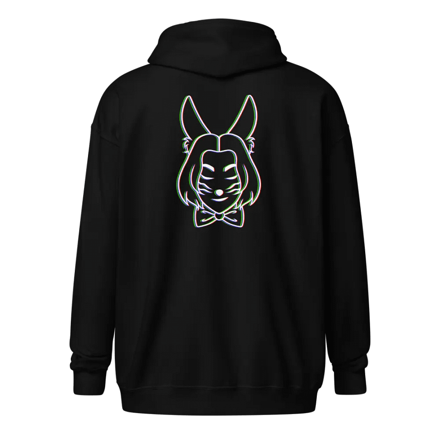 AWG Chromatic Outline Zip Hoodie (Black) product image (6)