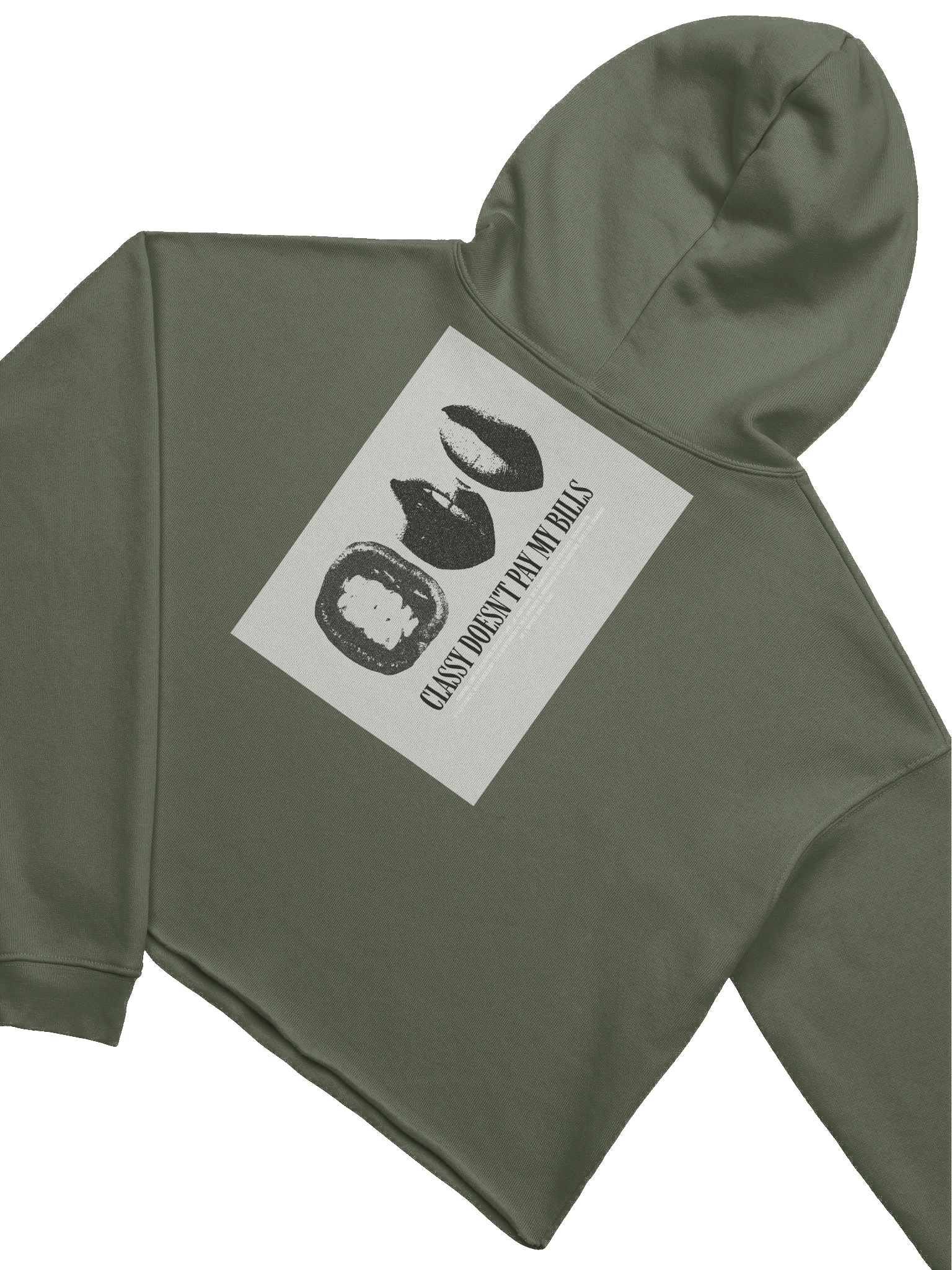 Classy Lips Cropped Hoodie product image (16)