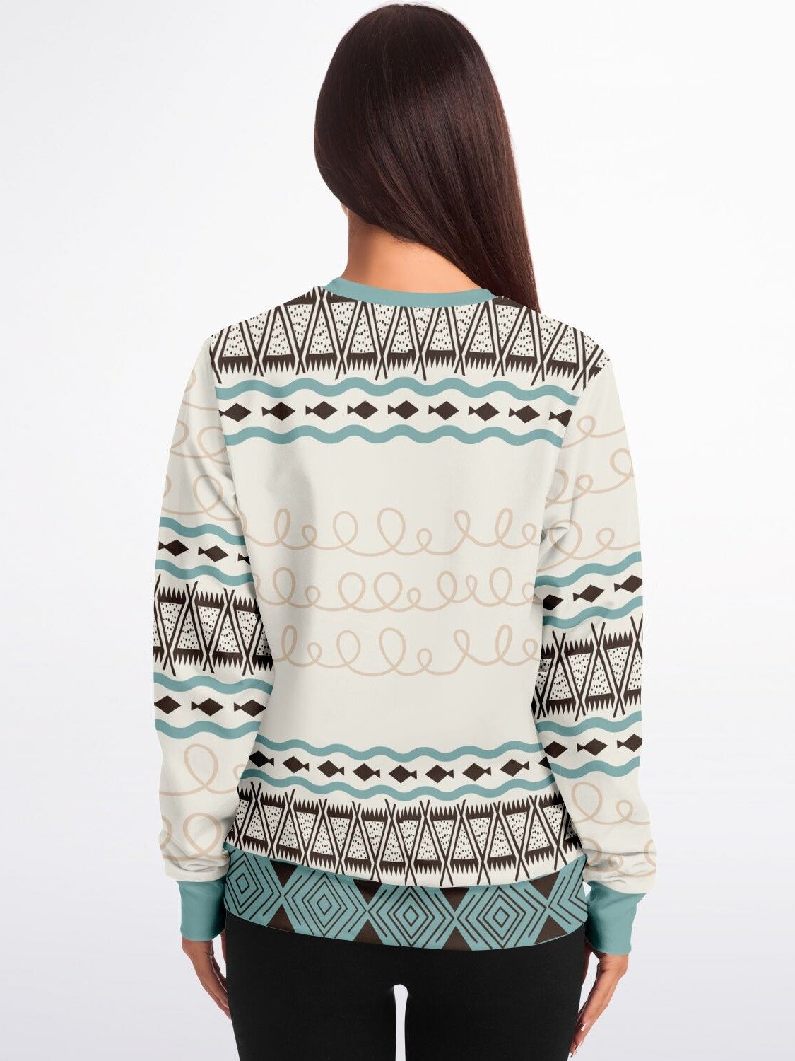 "Pathetic Human" Cat Sweater | Funny Sarcastic Pet Sweatshirt | Cat Lover Winter Outfit | Animal Humor Party Outfit product image (2)