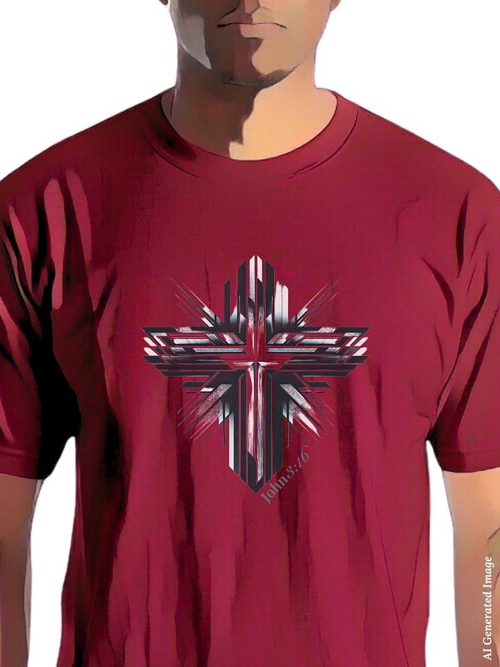 John 3:16 Metallic Cross product image (1)