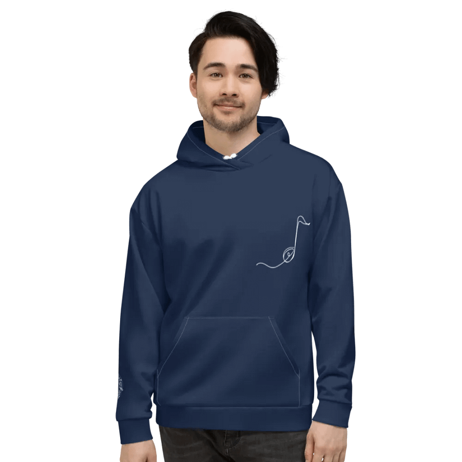 Band Geeks Rule Hoodie | Navy Blue product image (3)