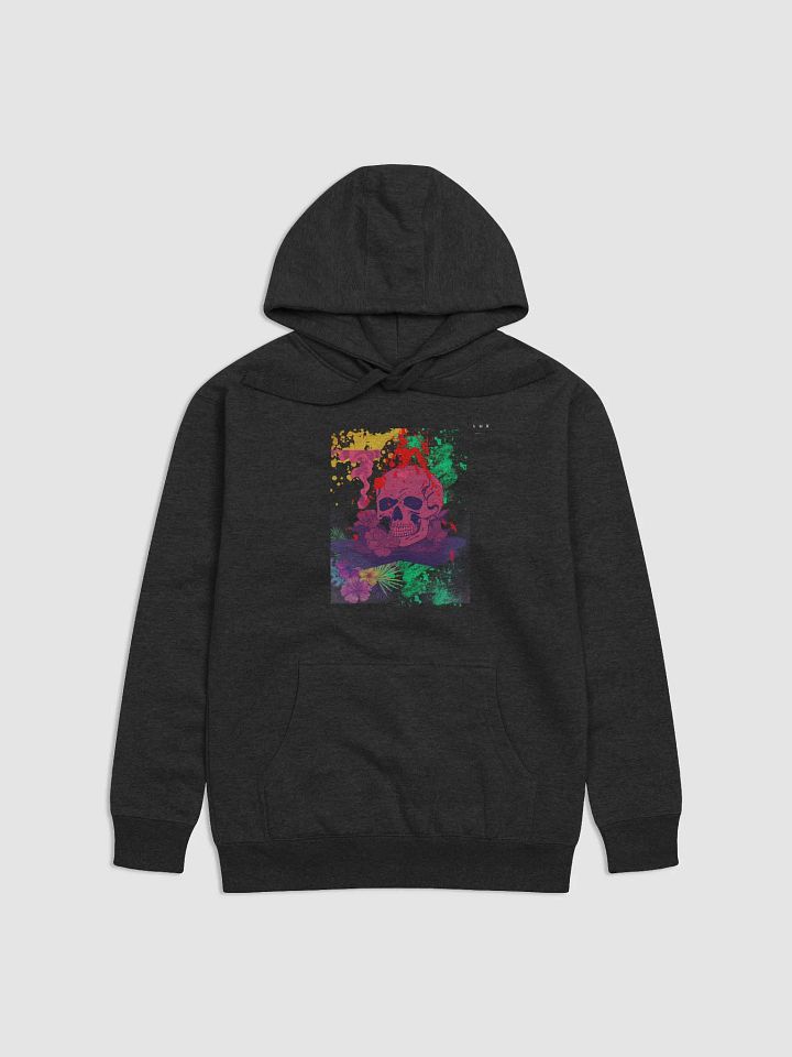 Tropic Sunset Skull Bloom Premium Unisex Hoodie product image (1)