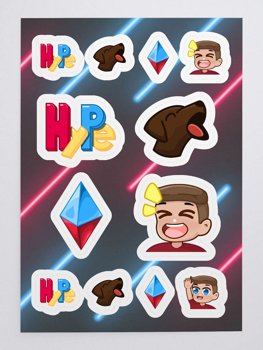 Aqajj Emote Sticker Sheet product image (3)