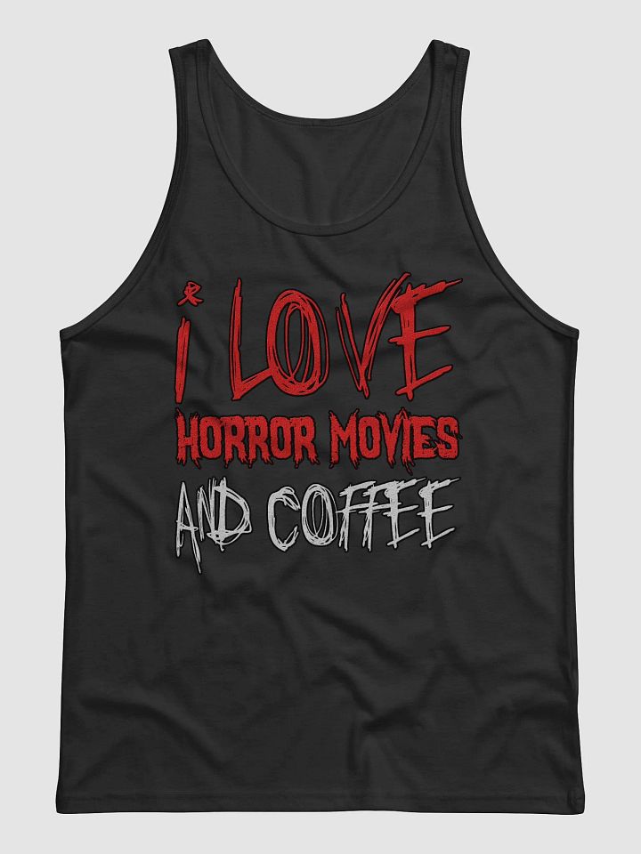 I Love Horror Movies And Coffee Tank Top product image (9)