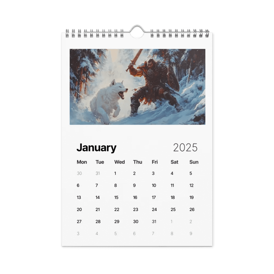 2025 Hack the Dungeon class calendar | D&D product image (6)
