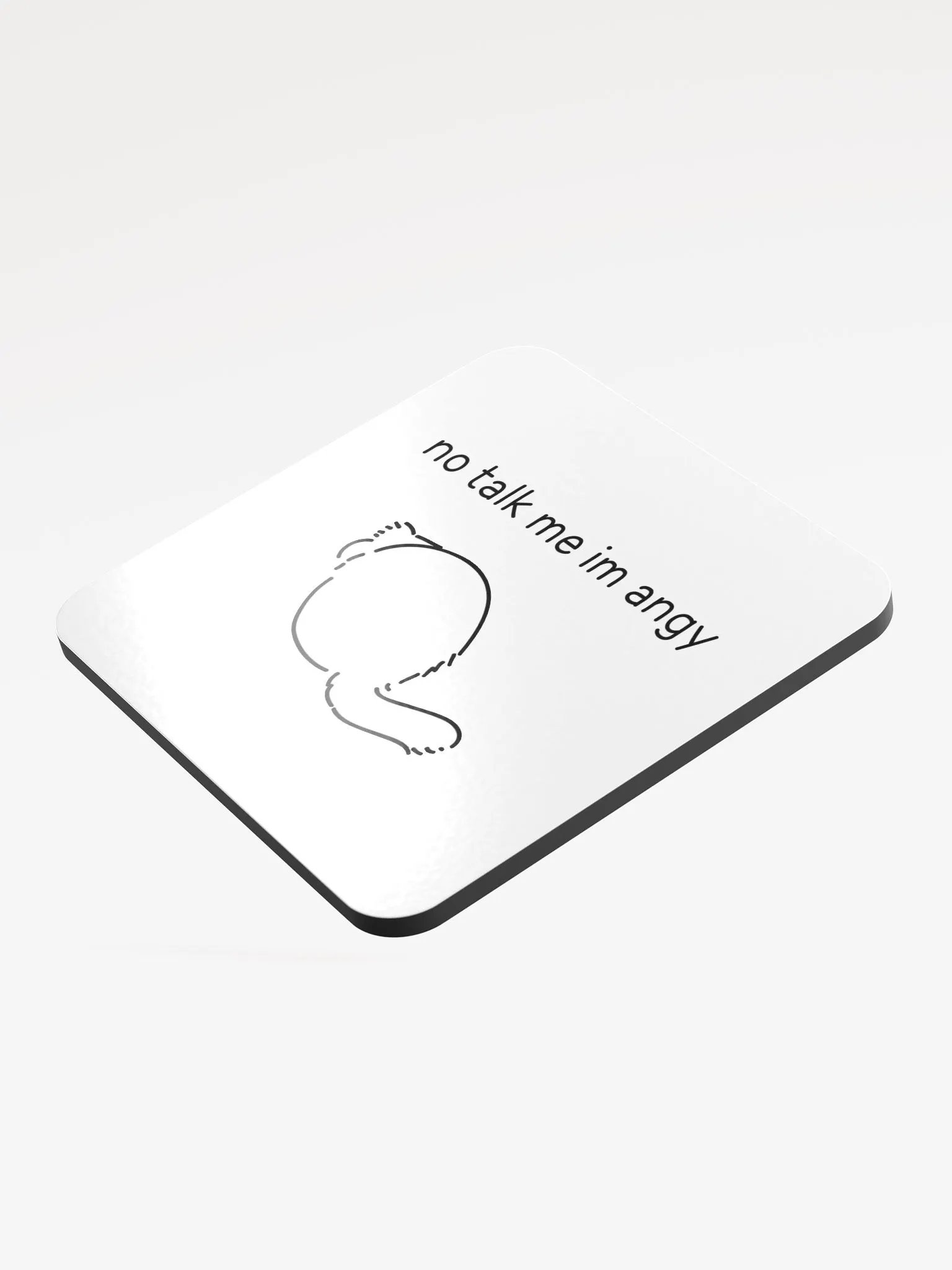 No Talk Manul Angy - Coaster product image (3)