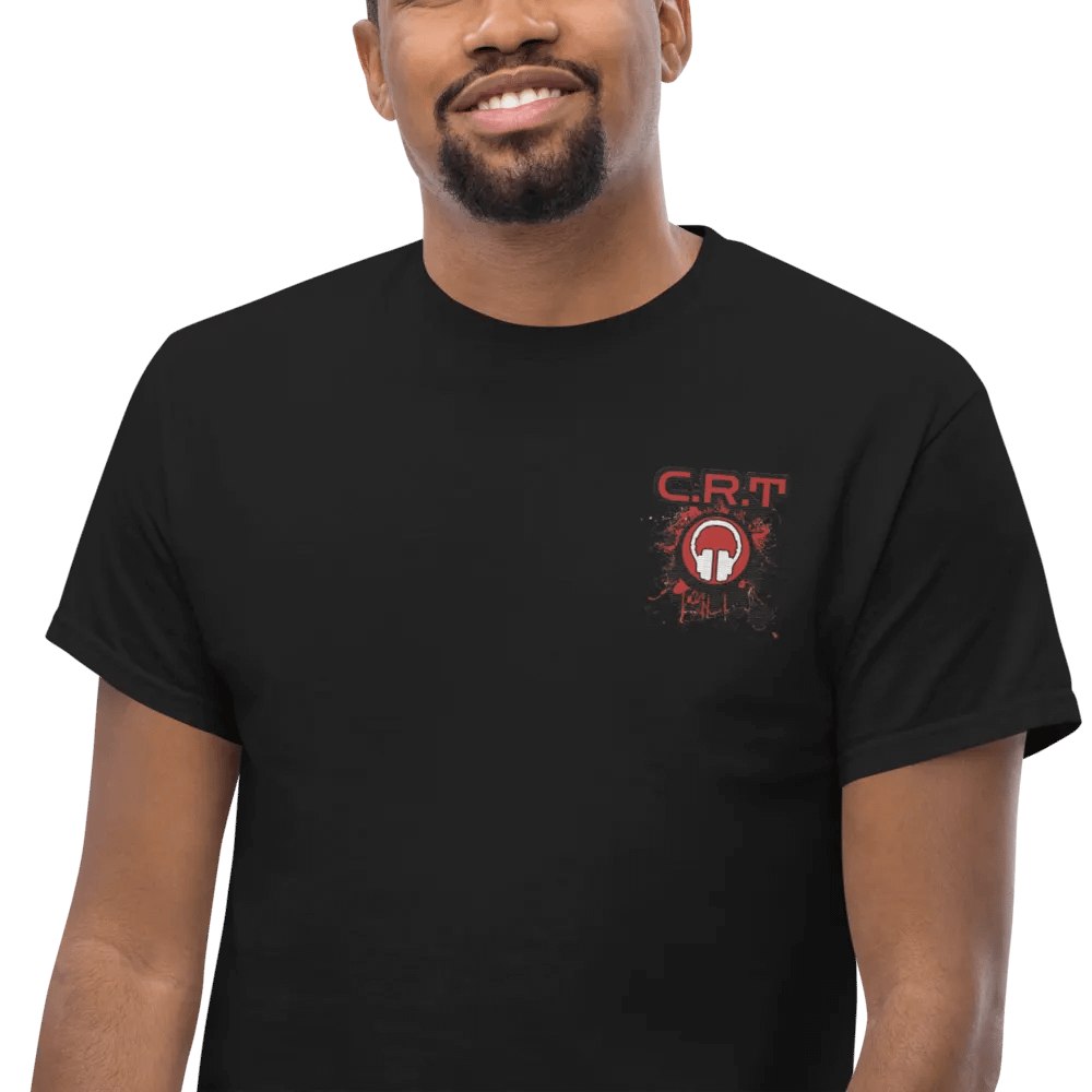 CRT Paint Splatter Embroidered Gildan Heavyweight T-Shirt product image (17)