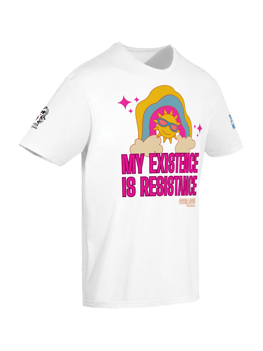 'My Existence is Resistance' Tee - WHITE product image (10)