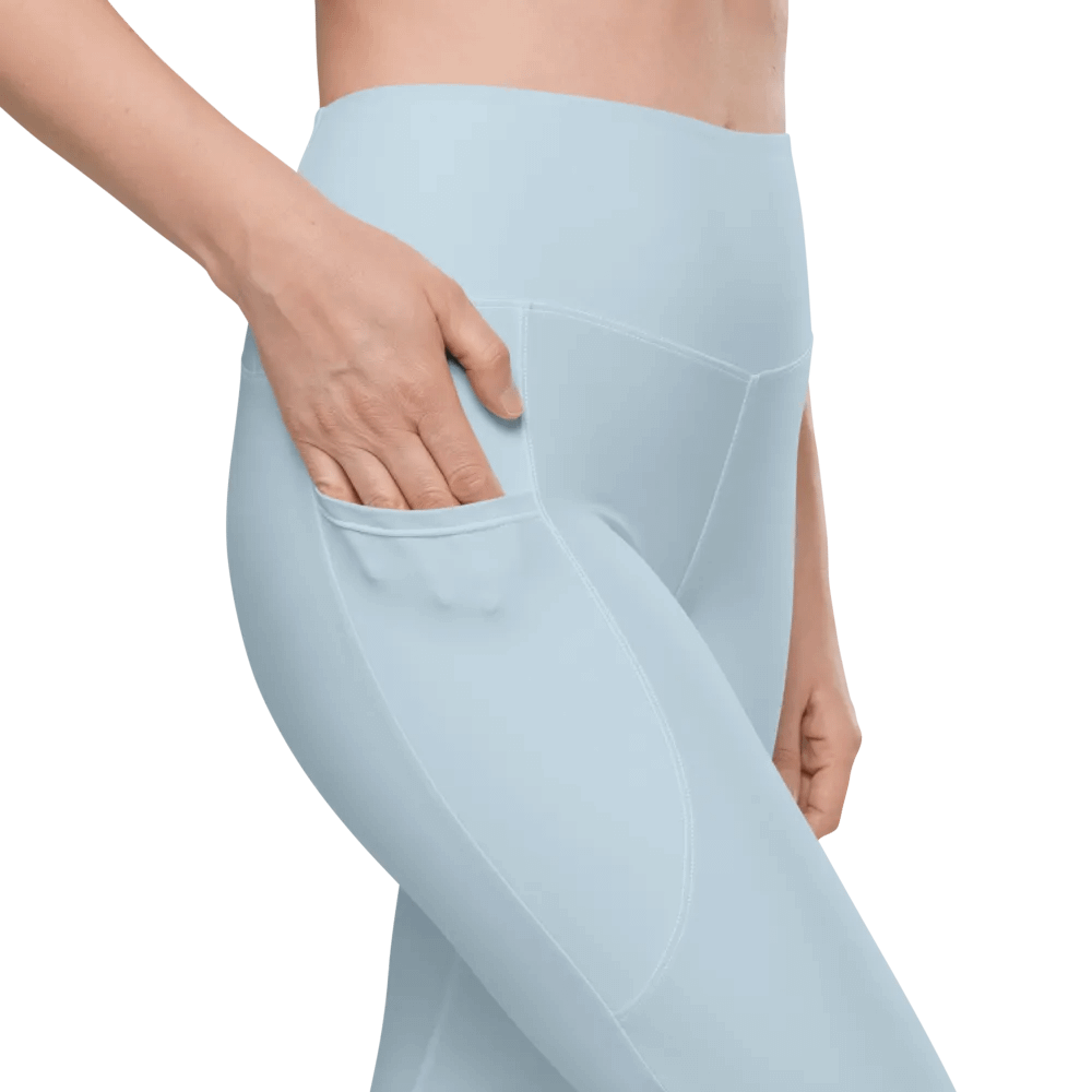 Serene Blue Leggings with Pockets product image (7)