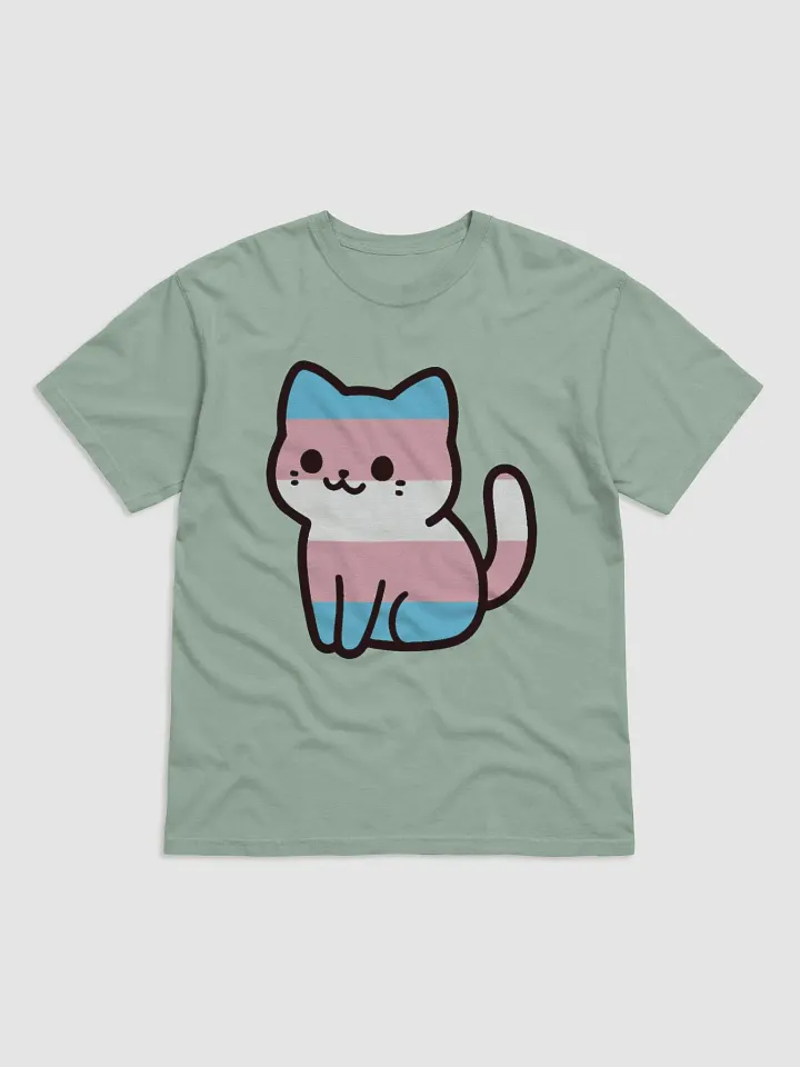Transgender Pride Kitty Man's Shirt product image (3)