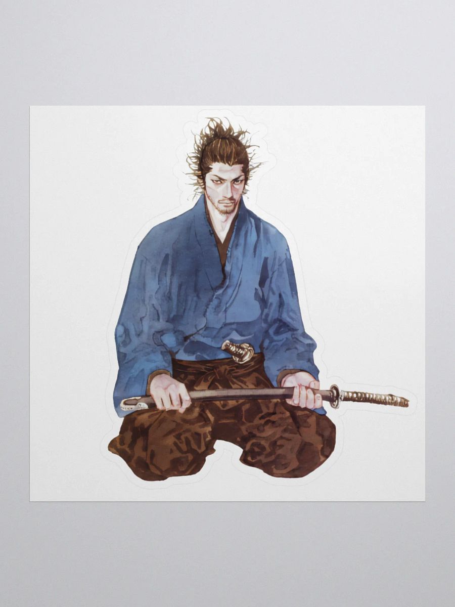 Miyamoto Musashi Meditation Sticker product image (1)