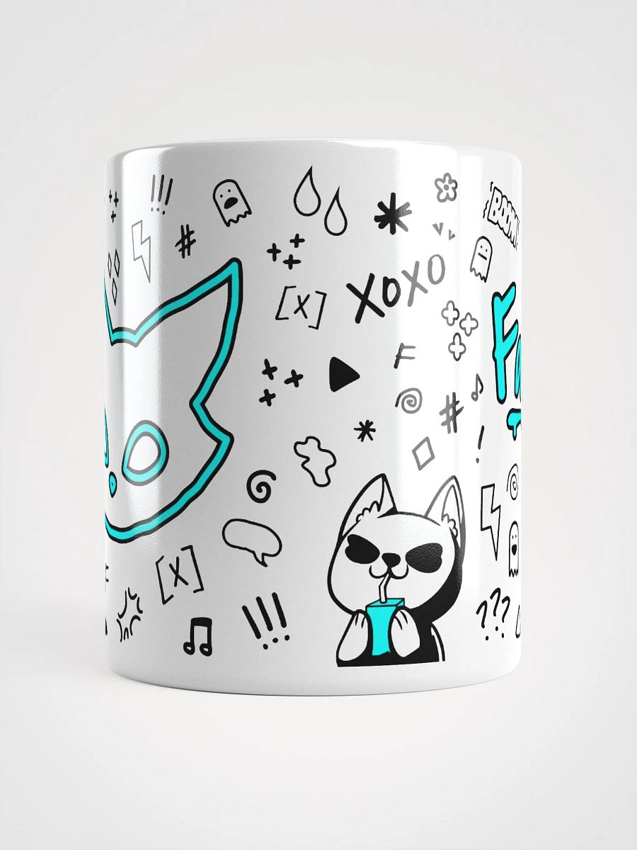 Fana Tasse Weiß Blau product image (5)