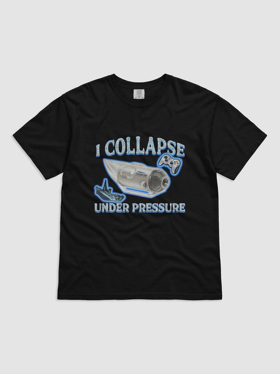 I Collapse Under Pressure Funny Submarine T-SHIRT product image (1)