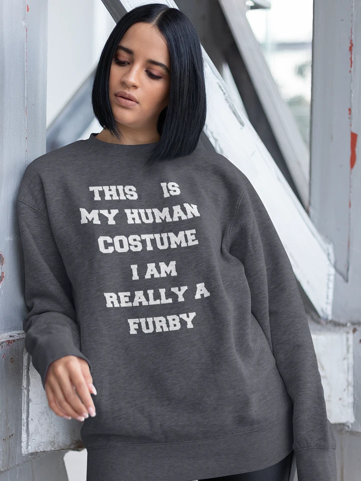 Human costume Furby edition classic sweatshirt product image (1)