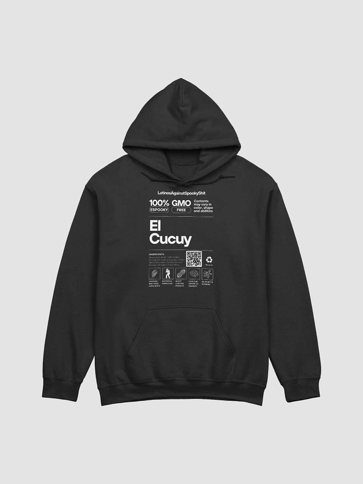 El Cucuy Nutrition Label Hoodie product image (1)