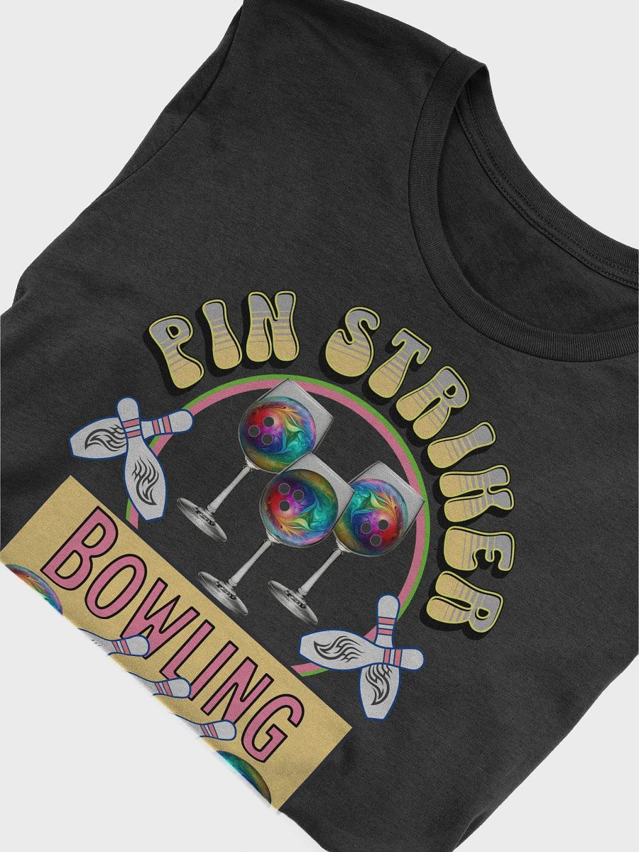 Pin Striker Bowling Wine T-Shirt product image (8)
