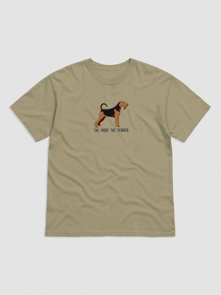 The More The Terrier T-Shirt(Embroidered) of an Airedale Terrier product image (9)