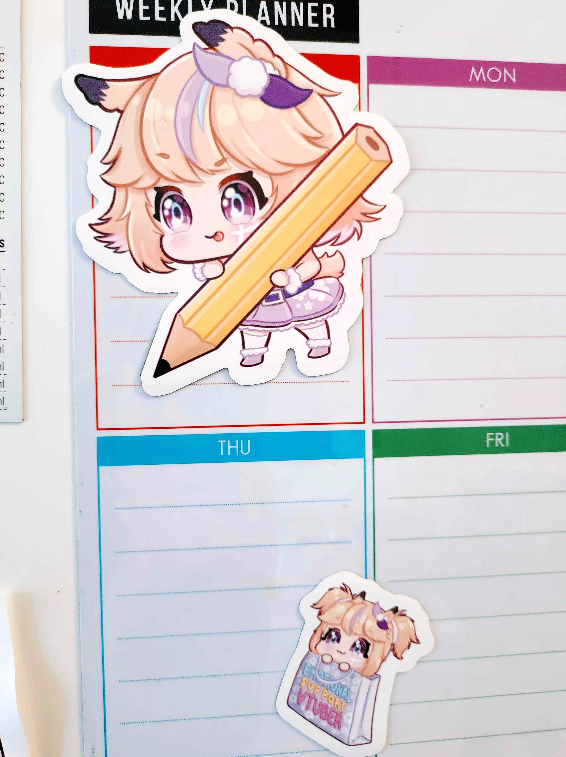 Emotional Support VTuber Magnet product image (4)
